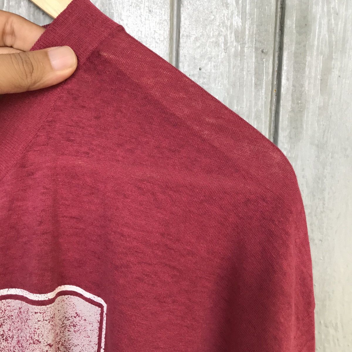 Vintage HARVARD CRIMSON Paper thin 50/50 tshirt 80s