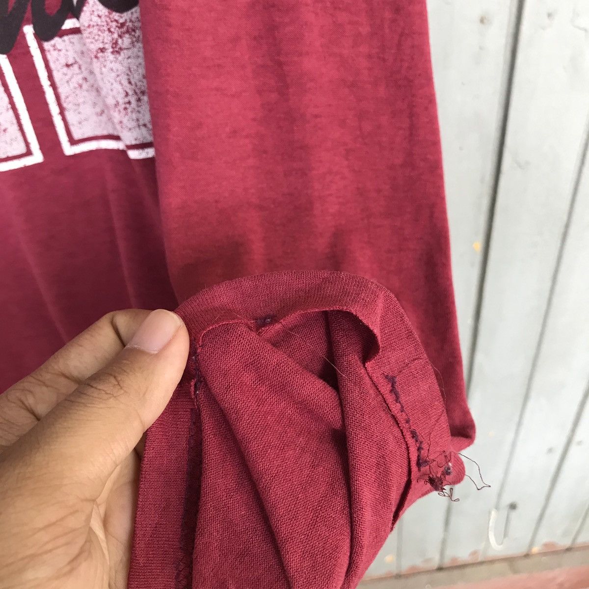 Vintage HARVARD CRIMSON Paper thin 50/50 tshirt 80s