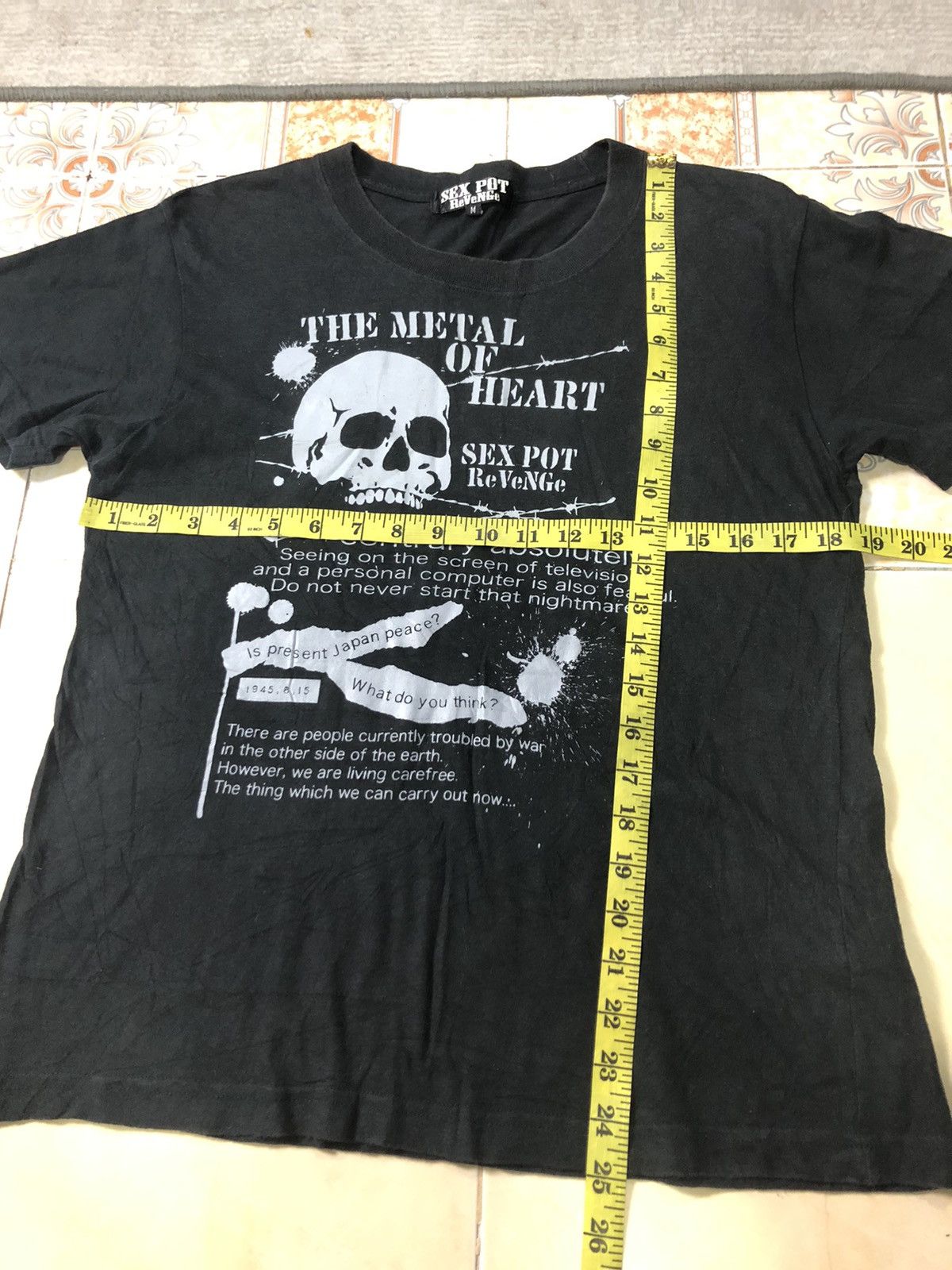 Japanese Brand × Seditionaries × Vintage VINTAGE SEX POT REVENGE THE METAL OF HEART PUNK ROCK SHIRT Size US S / EU 44-46 / 1 - 7 Thumbnail