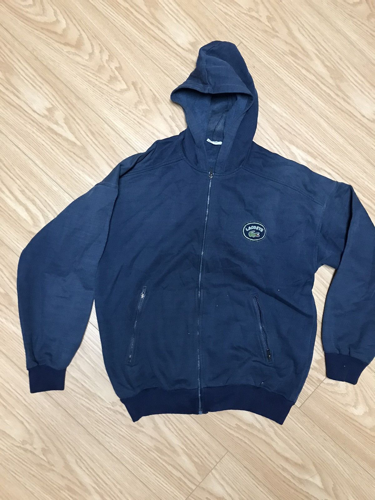 Lacoste × Vintage Vintage Lacoste chemise hoodie large patch Size US L / EU 52-54 / 3 - 1 Thumbnail