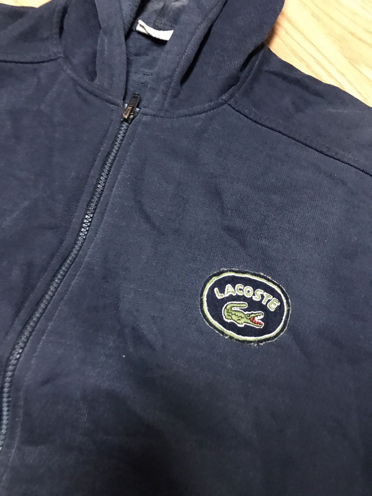 Lacoste × Vintage Vintage Lacoste chemise hoodie large patch Size US L / EU 52-54 / 3 - 3 Thumbnail