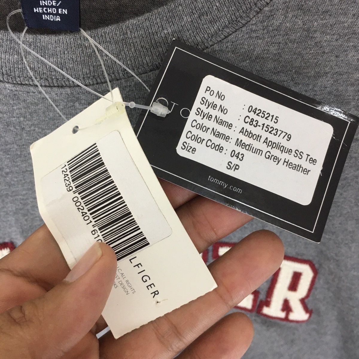 Japanese Brand × Tommy Hilfiger × Vintage Vintage Tommy Hilfiger Spellout Men Tshirt Size US S / EU 44-46 / 1 - 5 Thumbnail