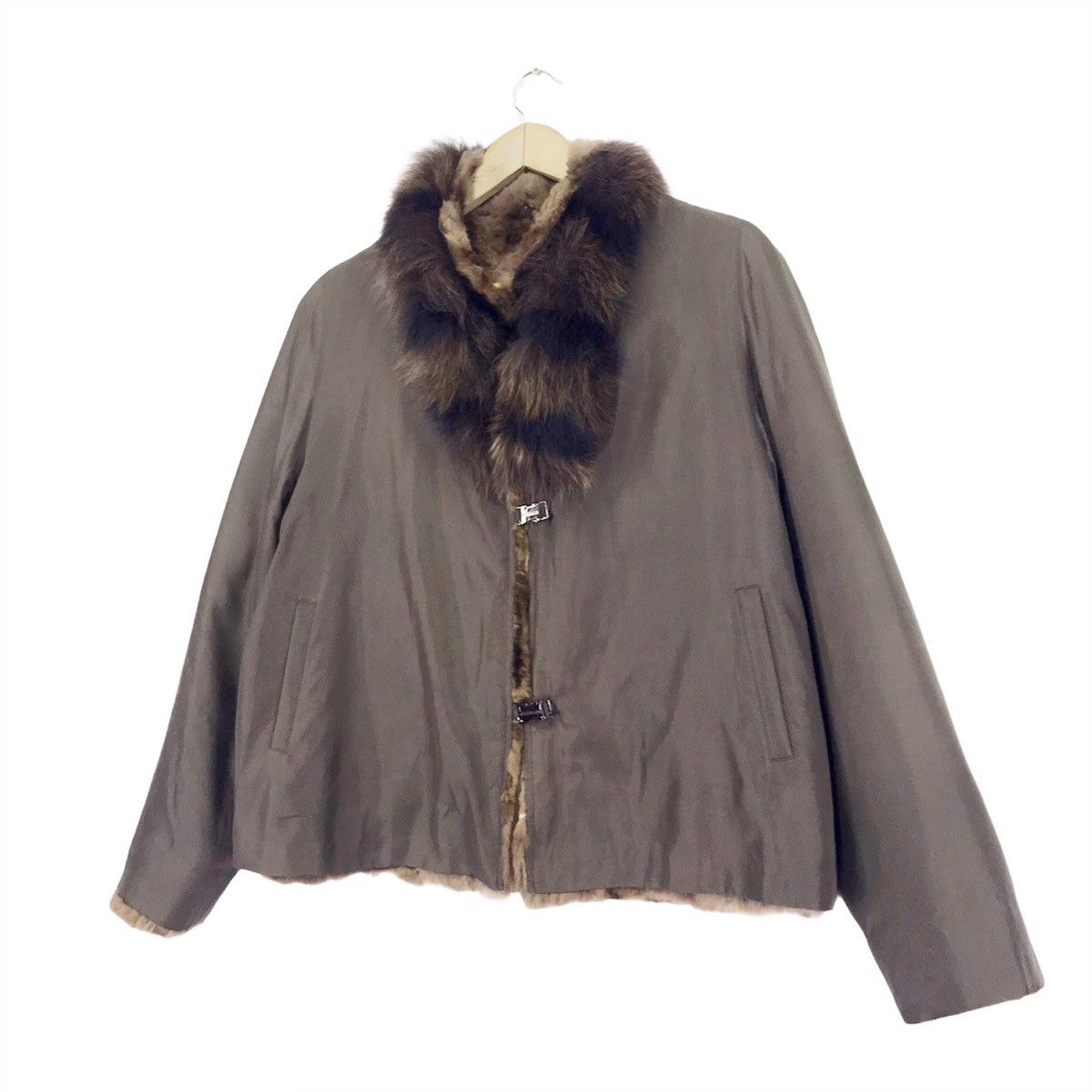 Balmain Vintage Balmain Fur Collar Riversible Jacket Size US M / EU 48-50 / 2 - 4 Thumbnail
