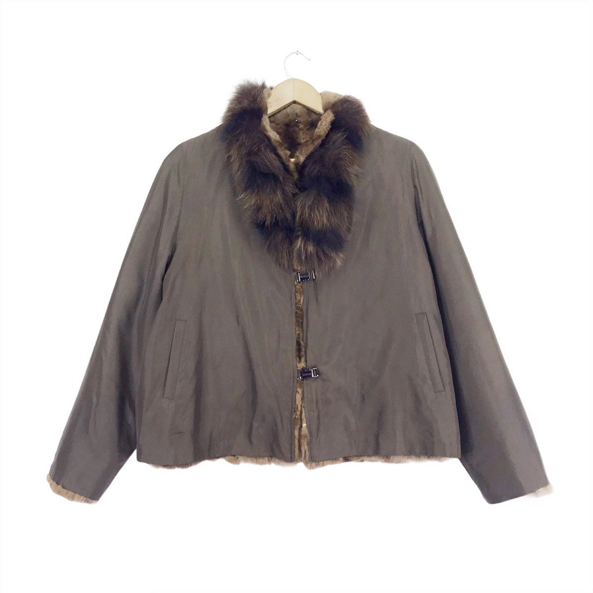 Balmain Vintage Balmain Fur Collar Riversible Jacket Size US M / EU 48-50 / 2 - 2 Thumbnail
