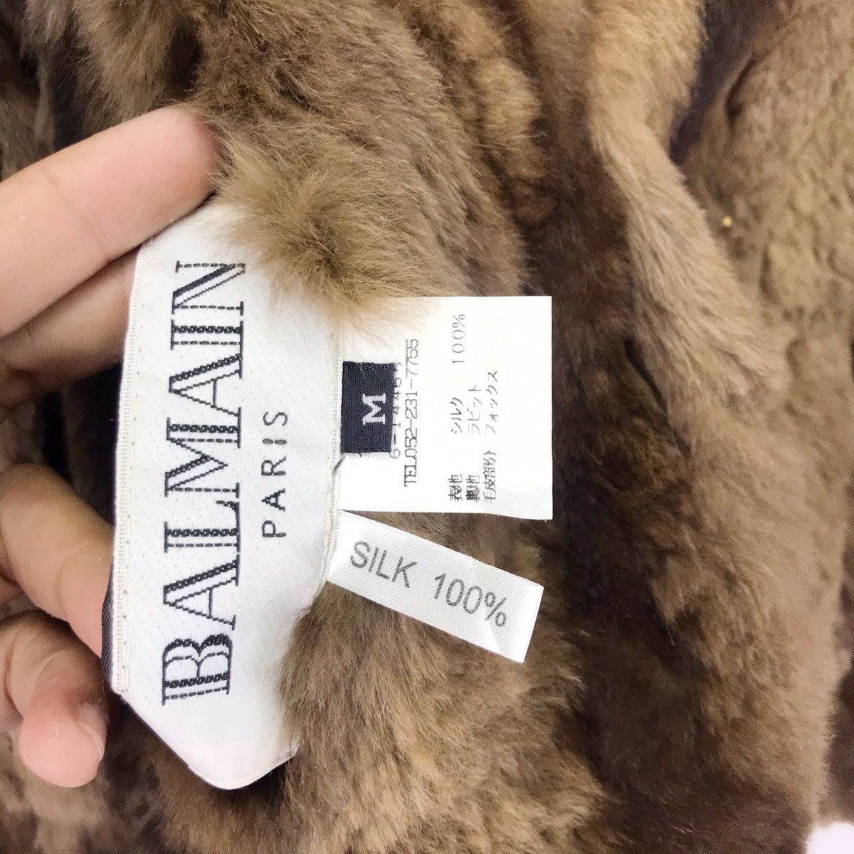 Balmain Vintage Balmain Fur Collar Riversible Jacket Size US M / EU 48-50 / 2 - 8 Thumbnail