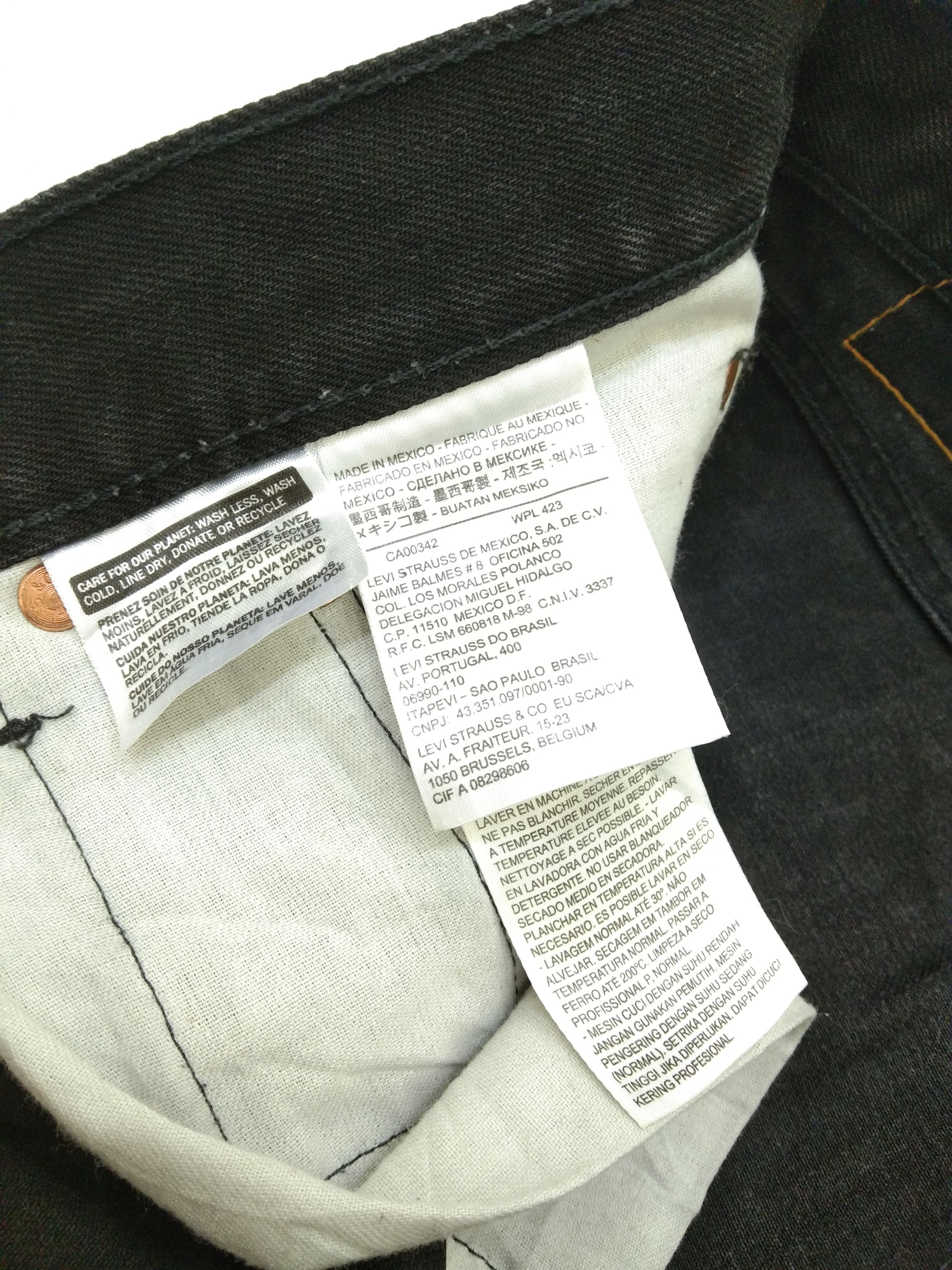 Levi's × Vintage Vintage Levis 501 Black Jeans 40x32 Size US 40 / EU 56 - 7 Thumbnail