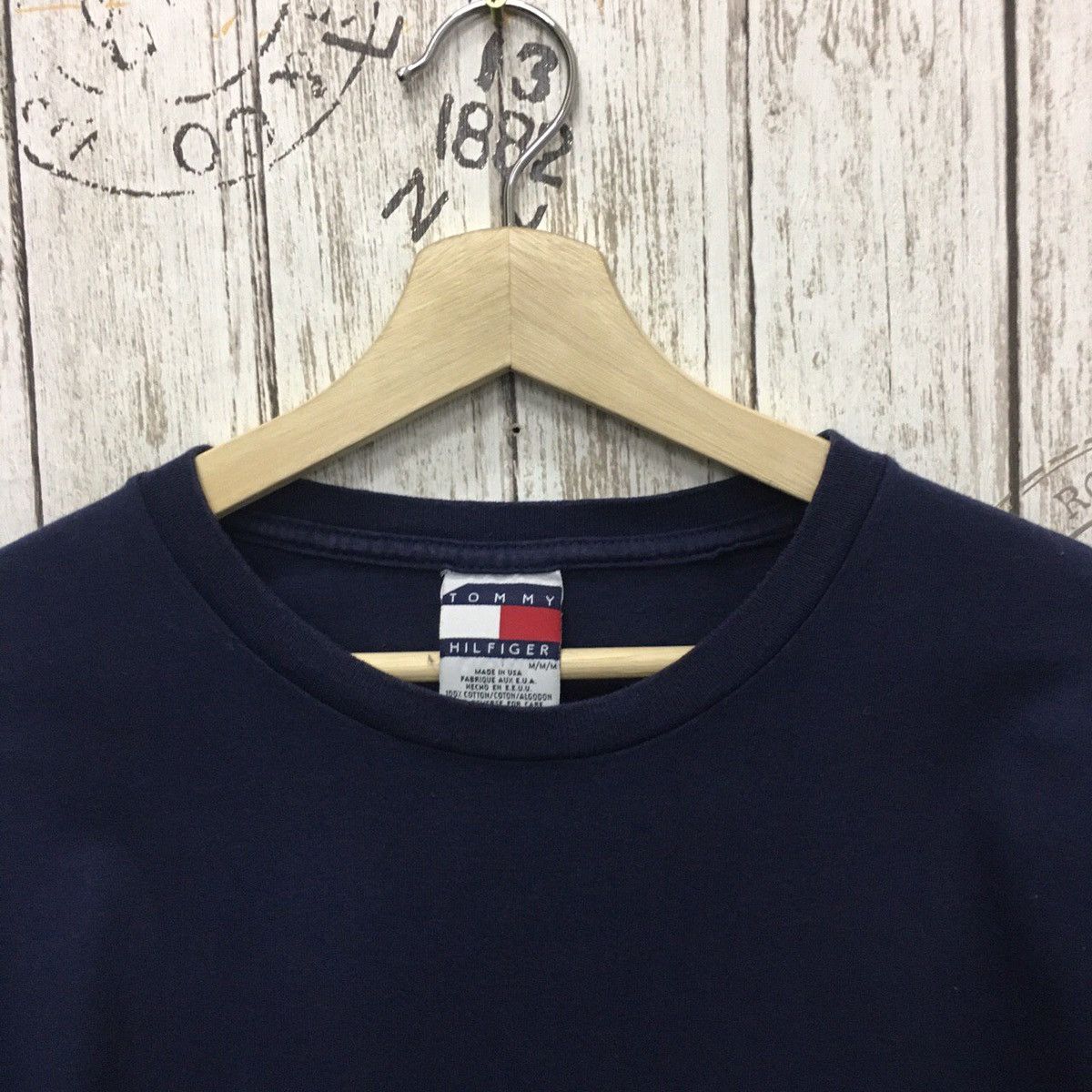 Tommy Hilfiger × Vintage 🔥vintage TOMMY HILFIGER small logo flag t shirt Size US M / EU 48-50 / 2 - 3 Thumbnail