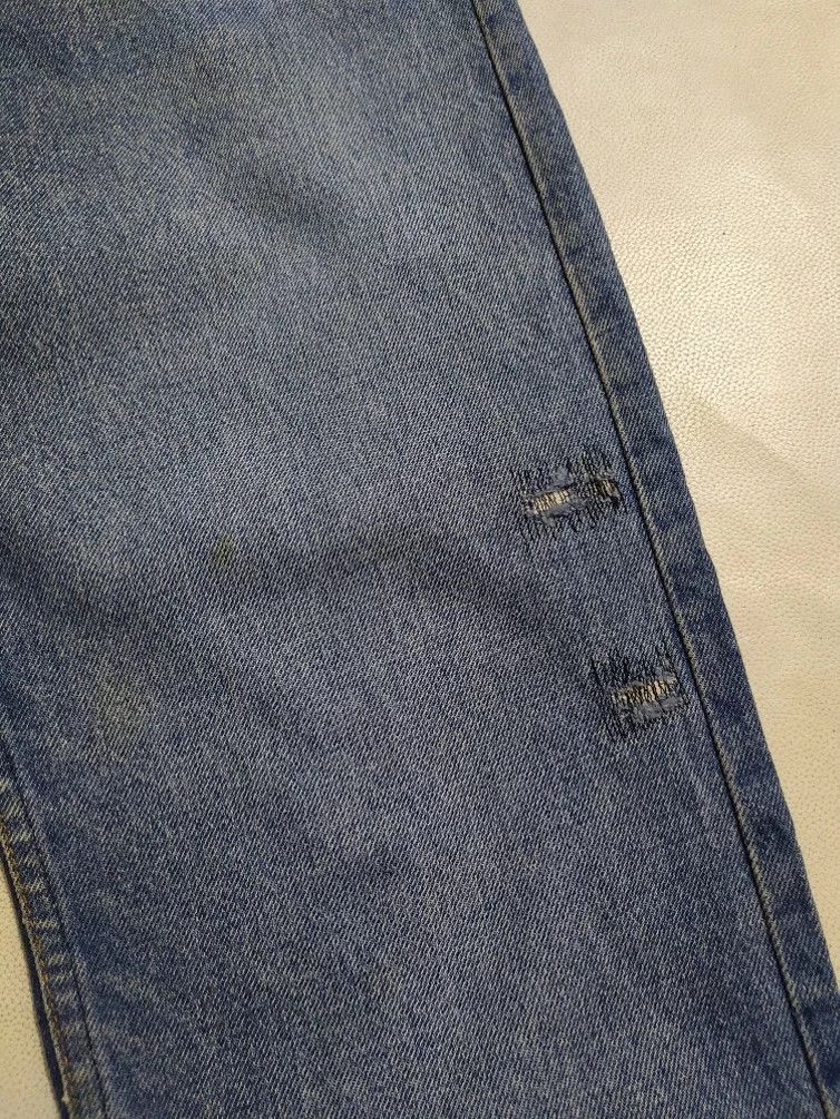 Levi's Vintage Levis 505 Classic Cut Stone Washed Denim Jeans Size US 33 - 4 Thumbnail