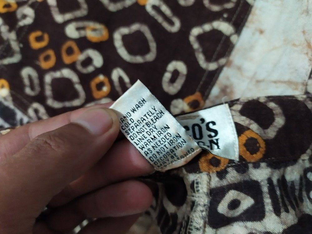 Chicos × Vintage VINTAGE CHICO’s DESIGN PATCHWORK NAVAJO STYLE CROPPED PANTS Size US 30 / EU 46 - 18 Thumbnail