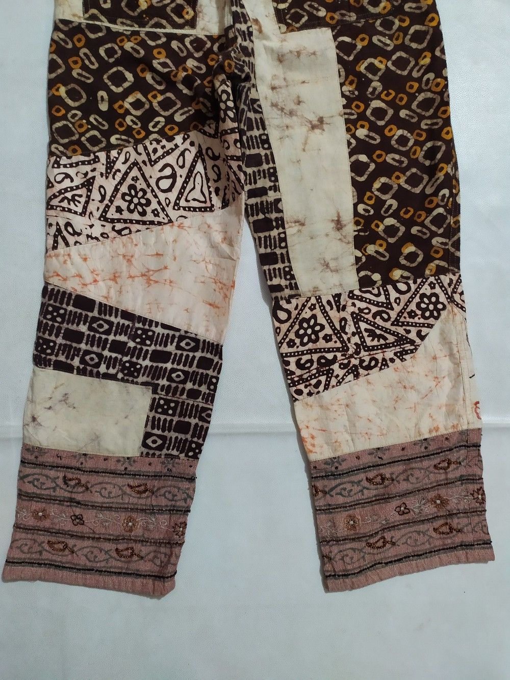 Chicos × Vintage VINTAGE CHICO’s DESIGN PATCHWORK NAVAJO STYLE CROPPED PANTS Size US 30 / EU 46 - 14 Thumbnail