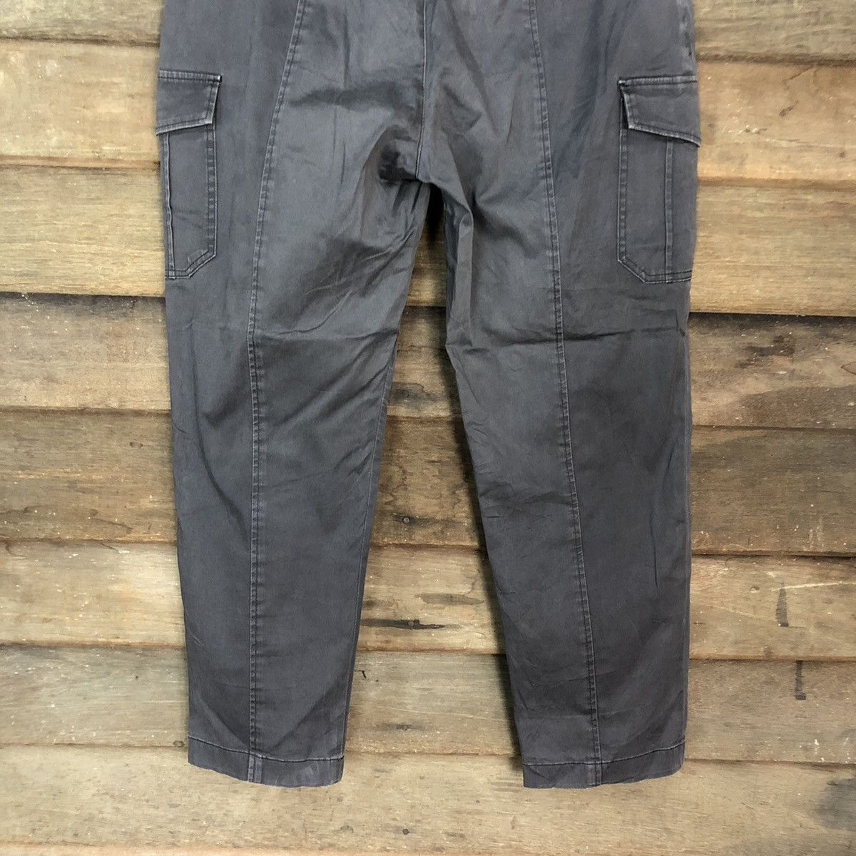 Japanese Brand Reflect Grey Multipocket Tactical cropped Cargo Pants #4391 Size 30" / US 8 / IT 44 - 11 Thumbnail