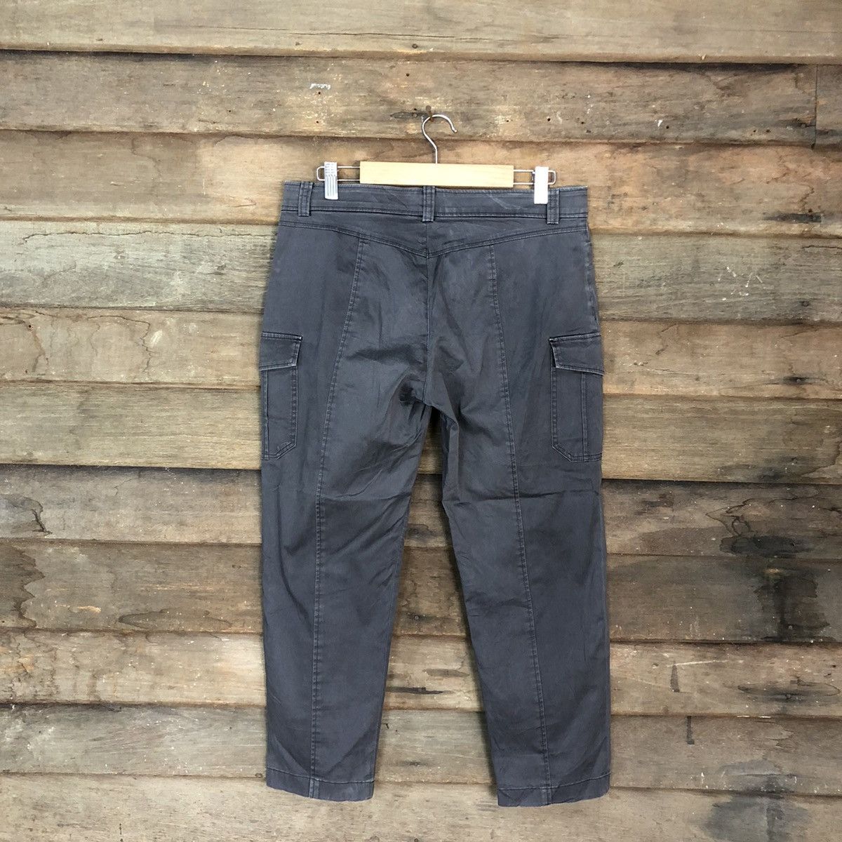 Japanese Brand Reflect Grey Multipocket Tactical cropped Cargo Pants #4391 Size 30" / US 8 / IT 44 - 9 Thumbnail