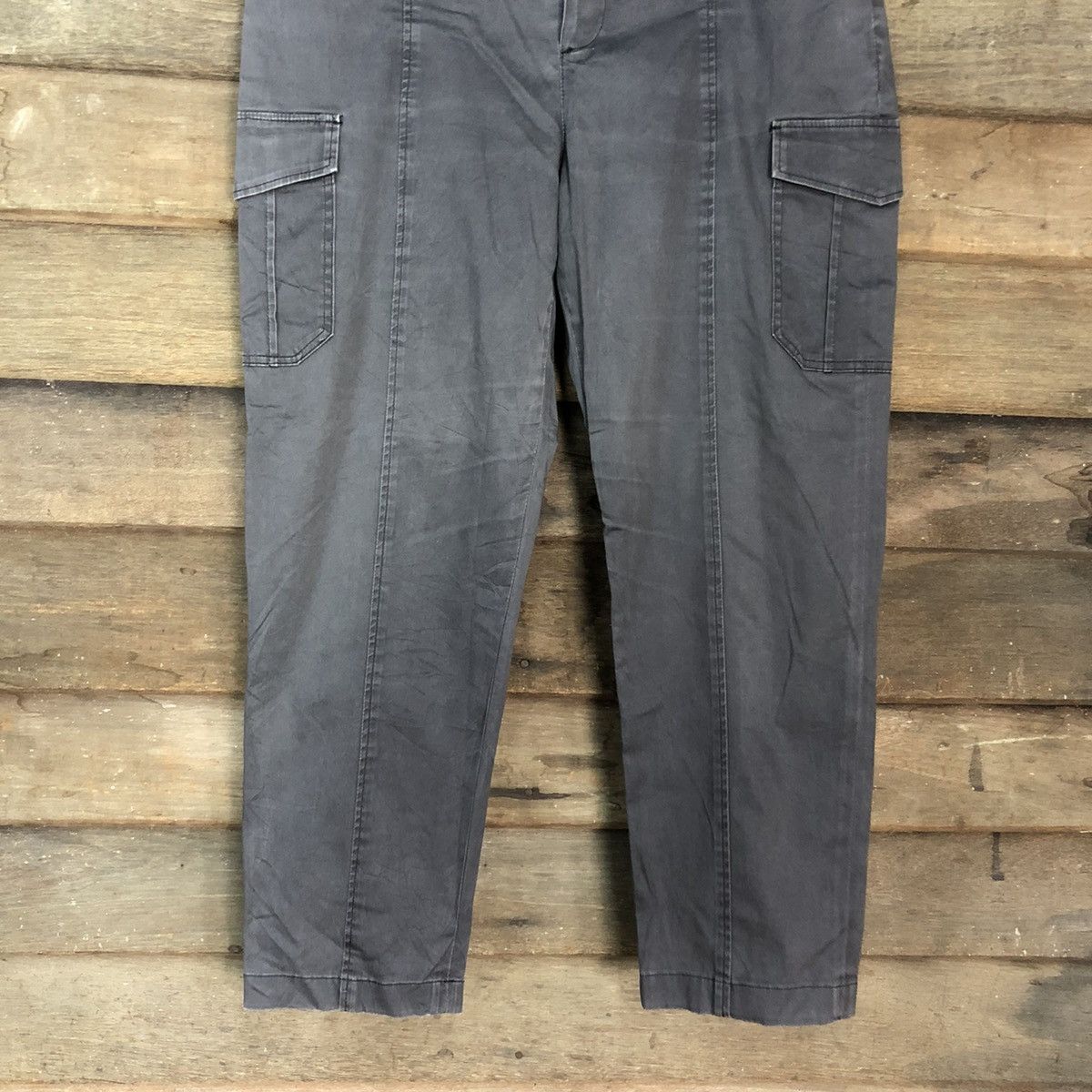Japanese Brand Reflect Grey Multipocket Tactical cropped Cargo Pants #4391 Size 30" / US 8 / IT 44 - 3 Thumbnail