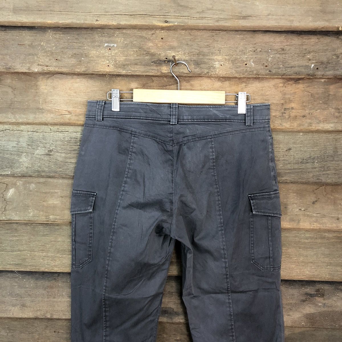 Japanese Brand Reflect Grey Multipocket Tactical cropped Cargo Pants #4391 Size 30" / US 8 / IT 44 - 10 Thumbnail