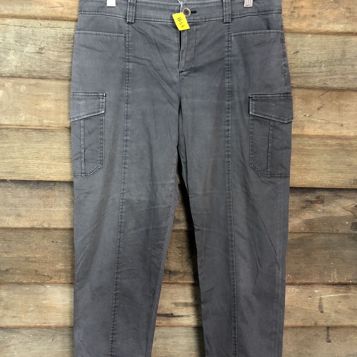 Japanese Brand Reflect Grey Multipocket Tactical cropped Cargo Pants #4391 Size 30" / US 8 / IT 44 - 4 Thumbnail