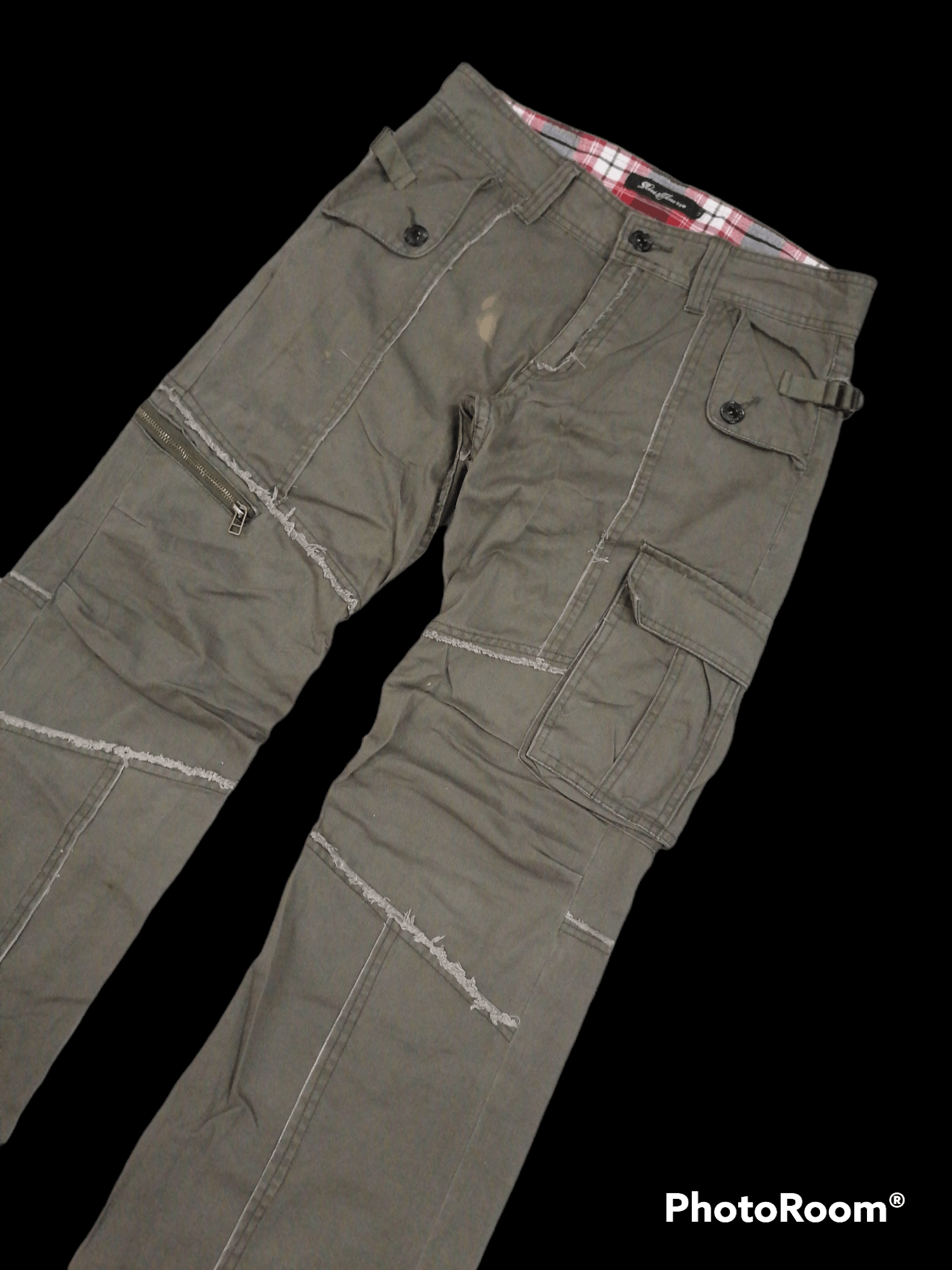 Japanese Brand × Vintage Flare Cargo Root Three Style Hagi Design Pants Size US 30 / EU 46 - 3 Thumbnail