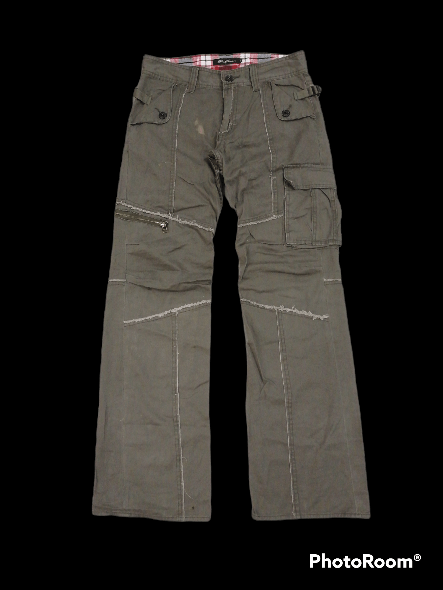 Japanese Brand × Vintage Flare Cargo Root Three Style Hagi Design Pants Size US 30 / EU 46 - 1 Thumbnail