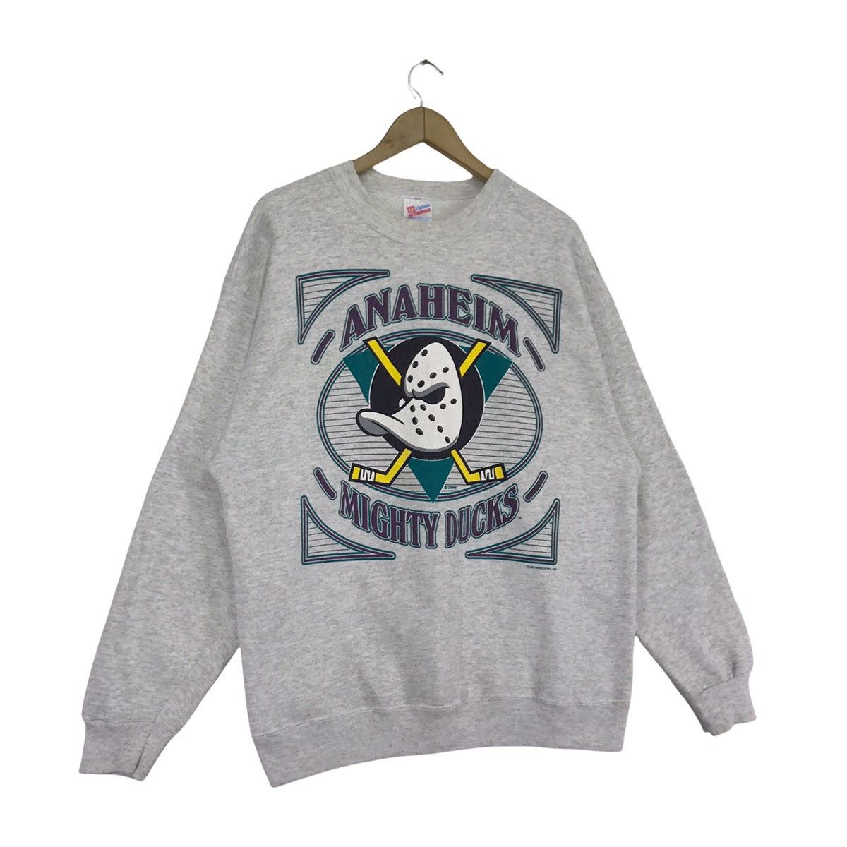Disney × NHL 90s NHL Anaheim Mighty Ducks Crewneck Size US L / EU 52-54 / 3 - 3 Thumbnail