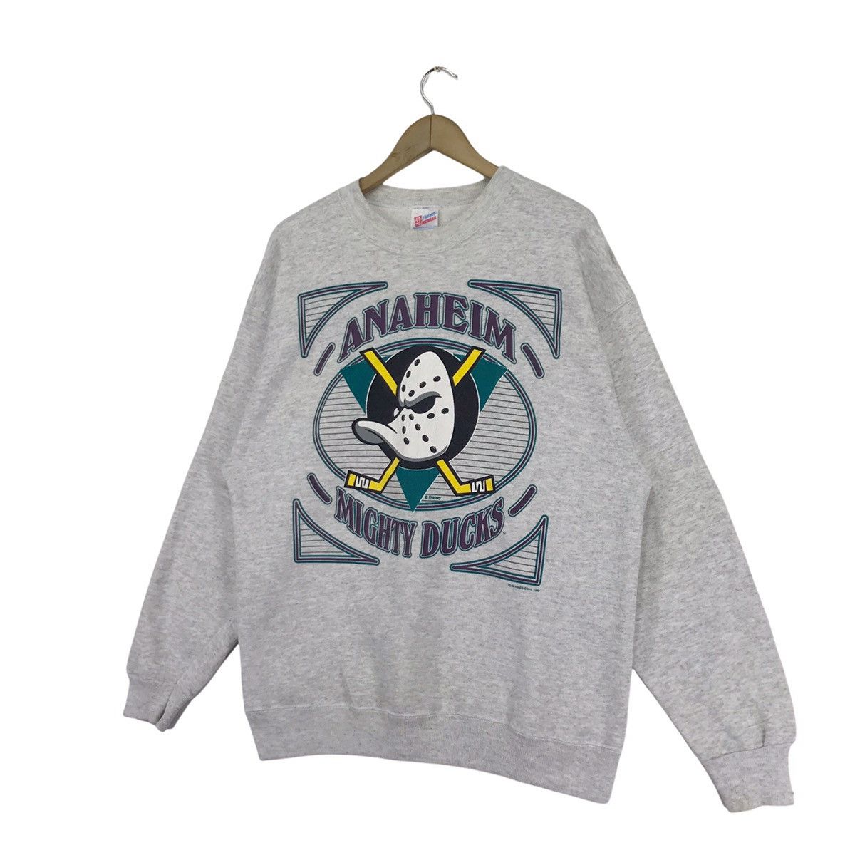 Disney × NHL 90s NHL Anaheim Mighty Ducks Crewneck Size US L / EU 52-54 / 3 - 2 Thumbnail