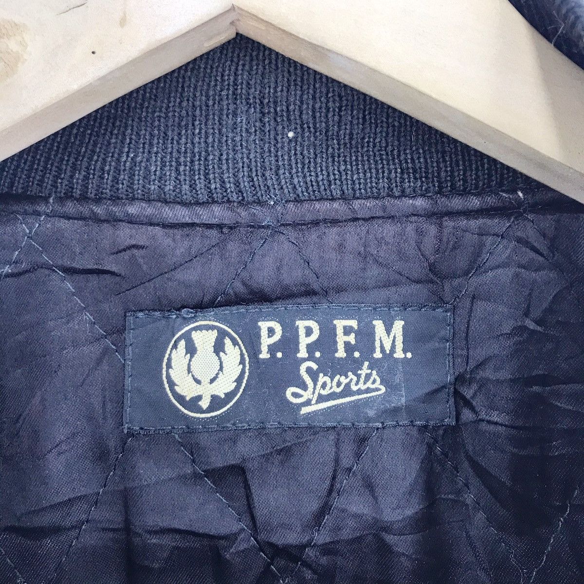 Japanese Brand × PPFM Vintage PPFM Varsity Jacket Wool/leather Size US M / EU 48-50 / 2 - 9 Thumbnail