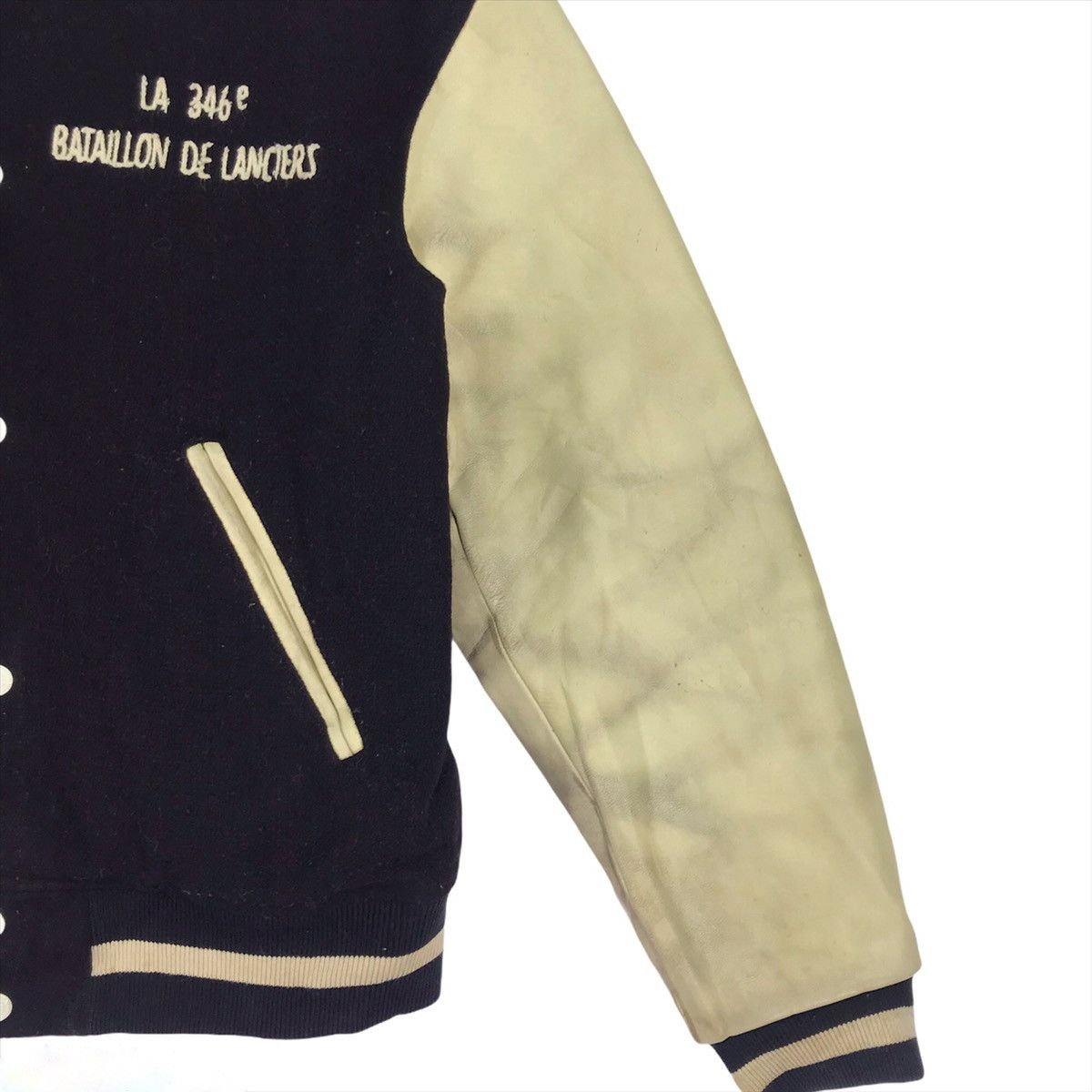 Japanese Brand × PPFM Vintage PPFM Varsity Jacket Wool/leather Size US M / EU 48-50 / 2 - 7 Thumbnail