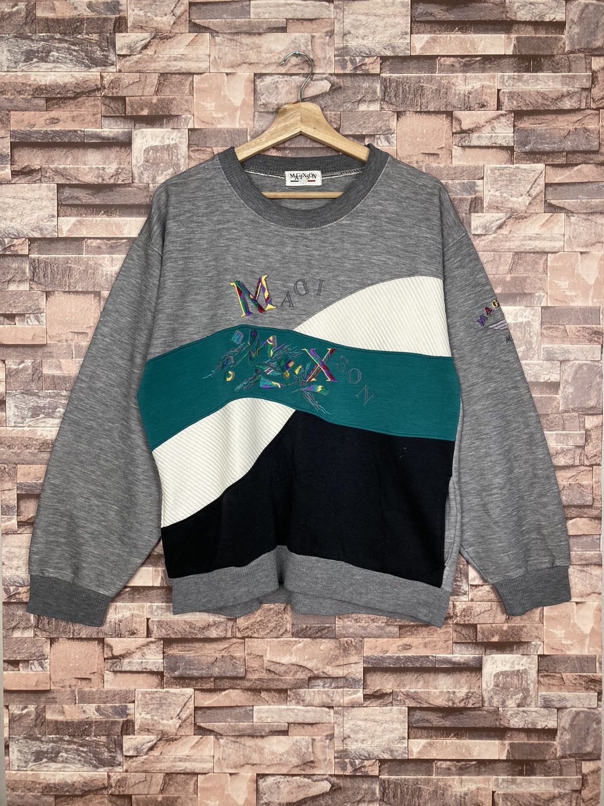 Japanese Brand × Vintage Magixson Sweatshirt #25-6 Size US L / EU 52-54 / 3 - 1 Thumbnail