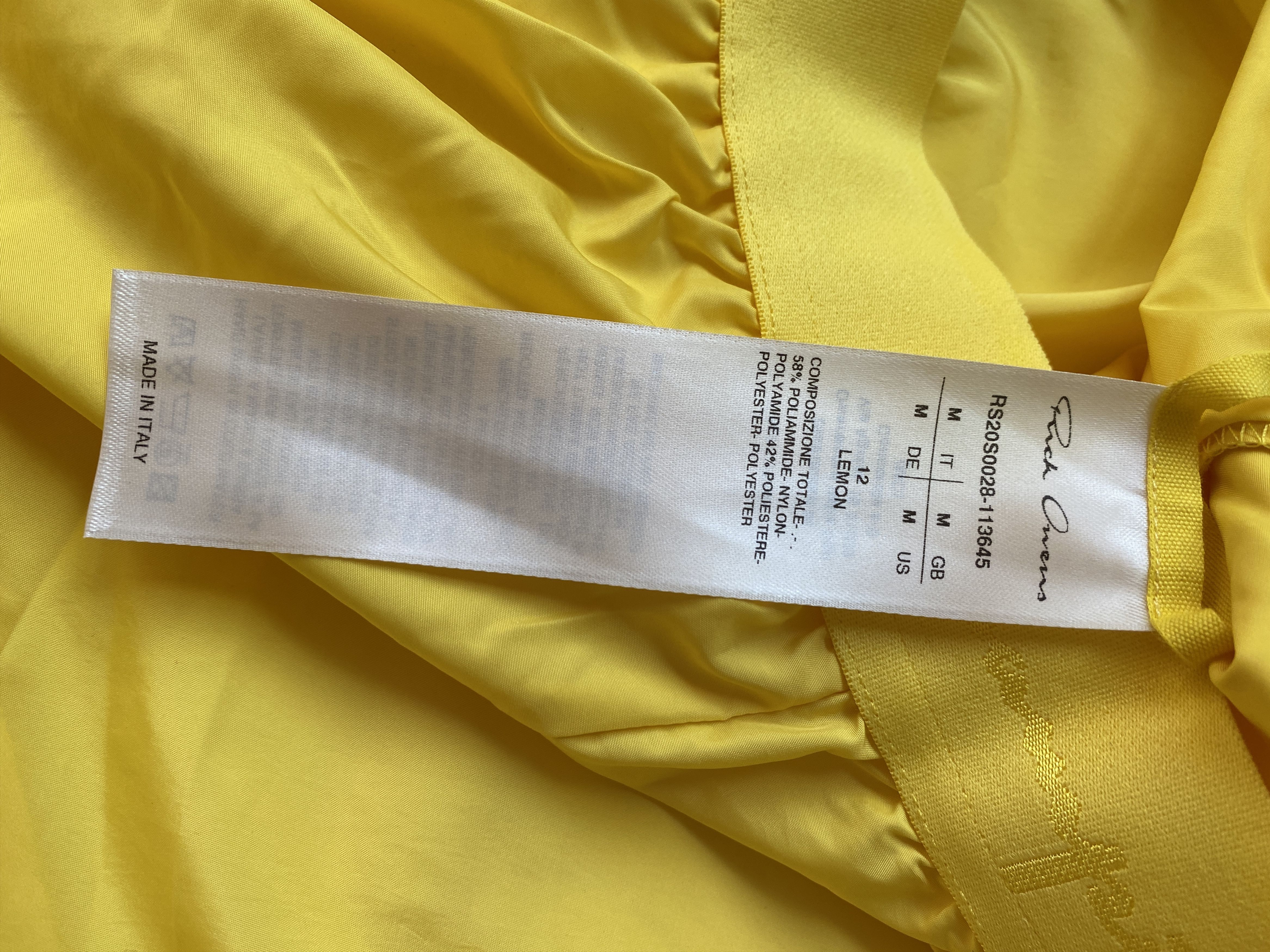 Champion × Rick Owens ⚡️QUICK SALE⚡️2020 Rick Owens Champion Yellow Sweatpants Size US 28 / EU 44 - 6 Thumbnail