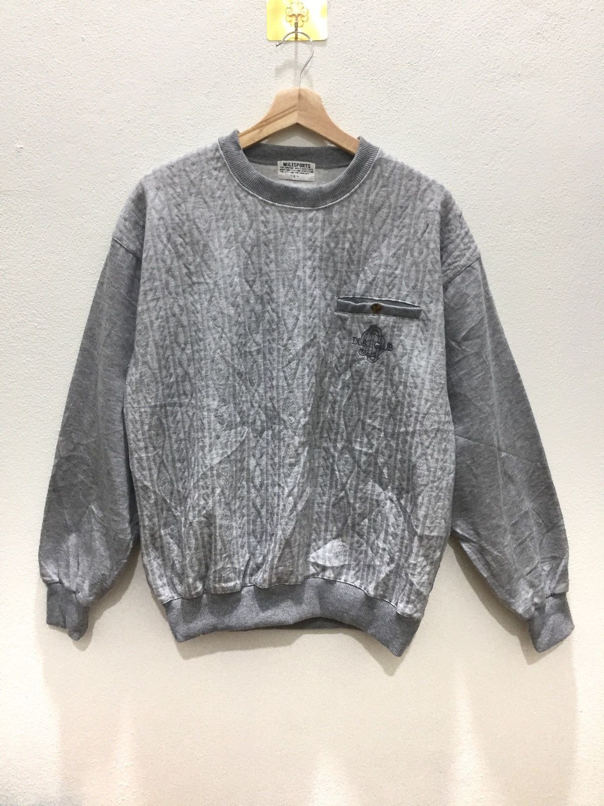 Japanese Brand Milesport crewneck sweatshirt Size US L / EU 52-54 / 3 - 1 Thumbnail