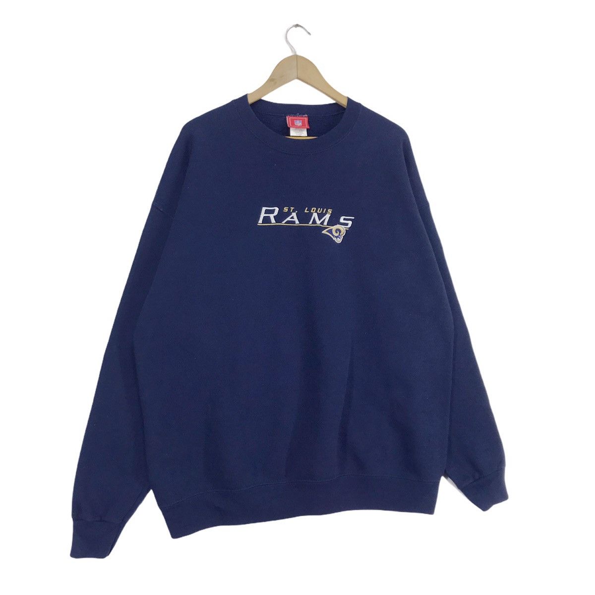 NFL × Vintage Vintage St.Louis Rams NFL Sweatshirt Crewneck Big Logo Size US XL / EU 56 / 4 - 3 Thumbnail