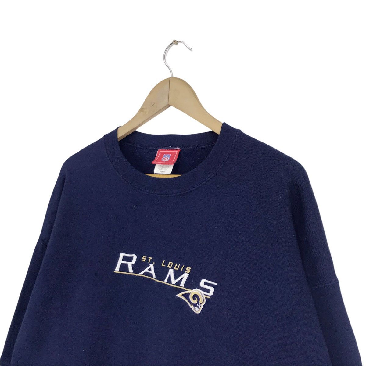 NFL × Vintage Vintage St.Louis Rams NFL Sweatshirt Crewneck Big Logo Size US XL / EU 56 / 4 - 4 Thumbnail
