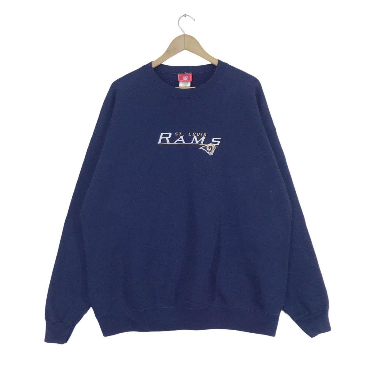 NFL × Vintage Vintage St.Louis Rams NFL Sweatshirt Crewneck Big Logo Size US XL / EU 56 / 4 - 1 Thumbnail