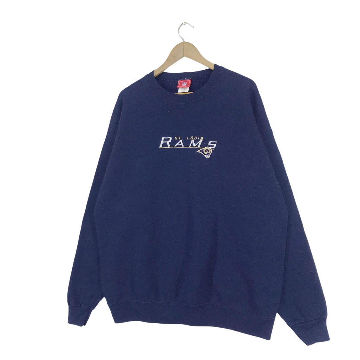 NFL × Vintage Vintage St.Louis Rams NFL Sweatshirt Crewneck Big Logo Size US XL / EU 56 / 4 - 2 Thumbnail