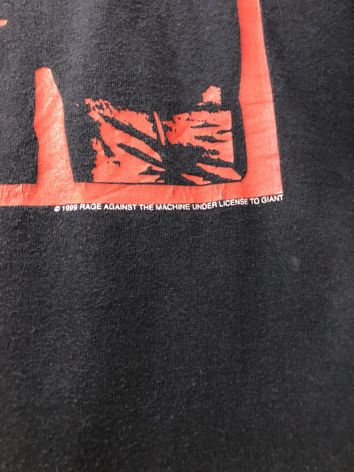 Band Tees × Giant × Rage Against The Machine Vintage Rage Against The Machine 90s Size US L / EU 52-54 / 3 - 4 Thumbnail