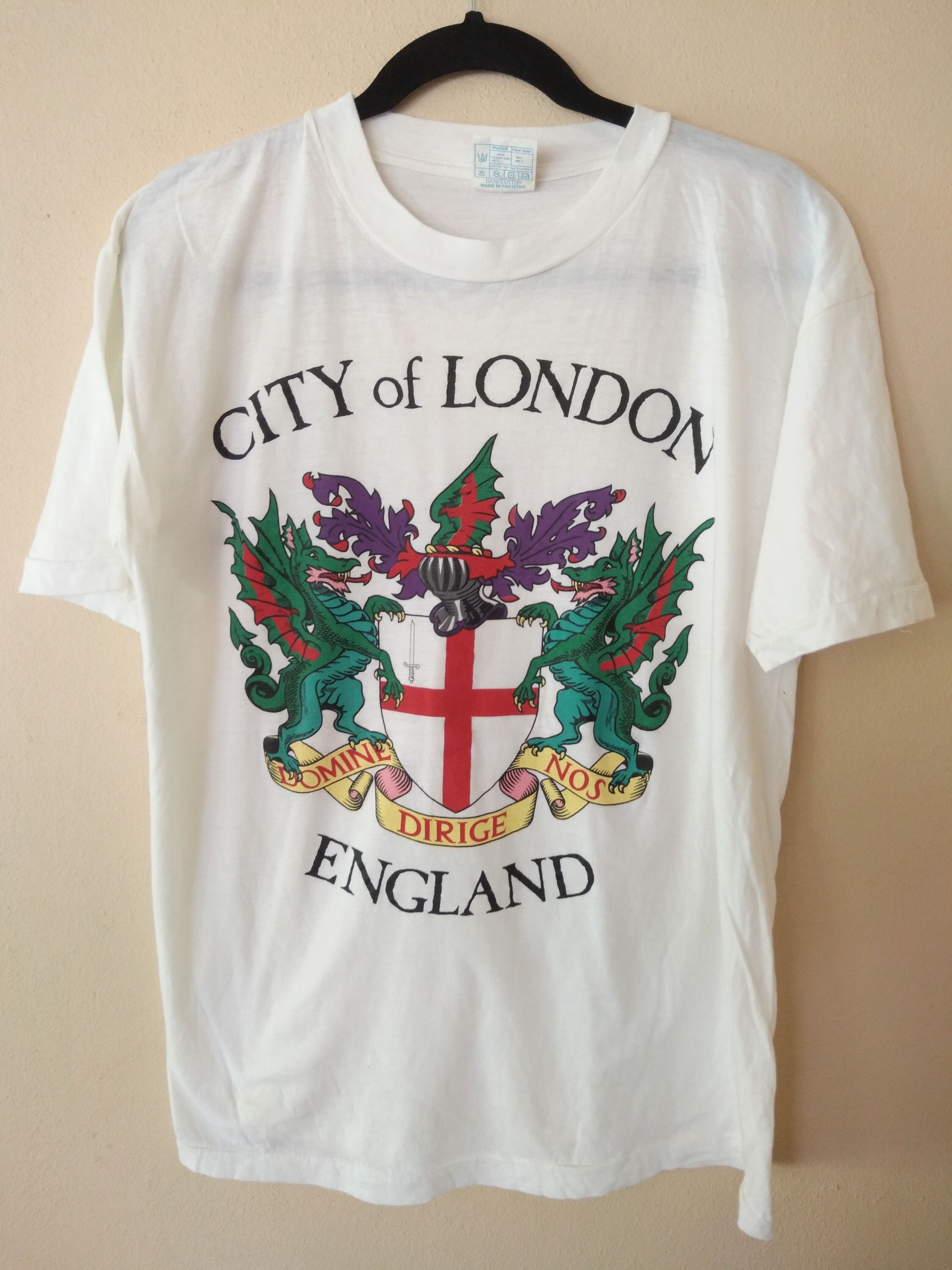 Vintage Vintage City Of London Tshirt Nice Design Size US XL / EU 56 / 4 - 1 Thumbnail