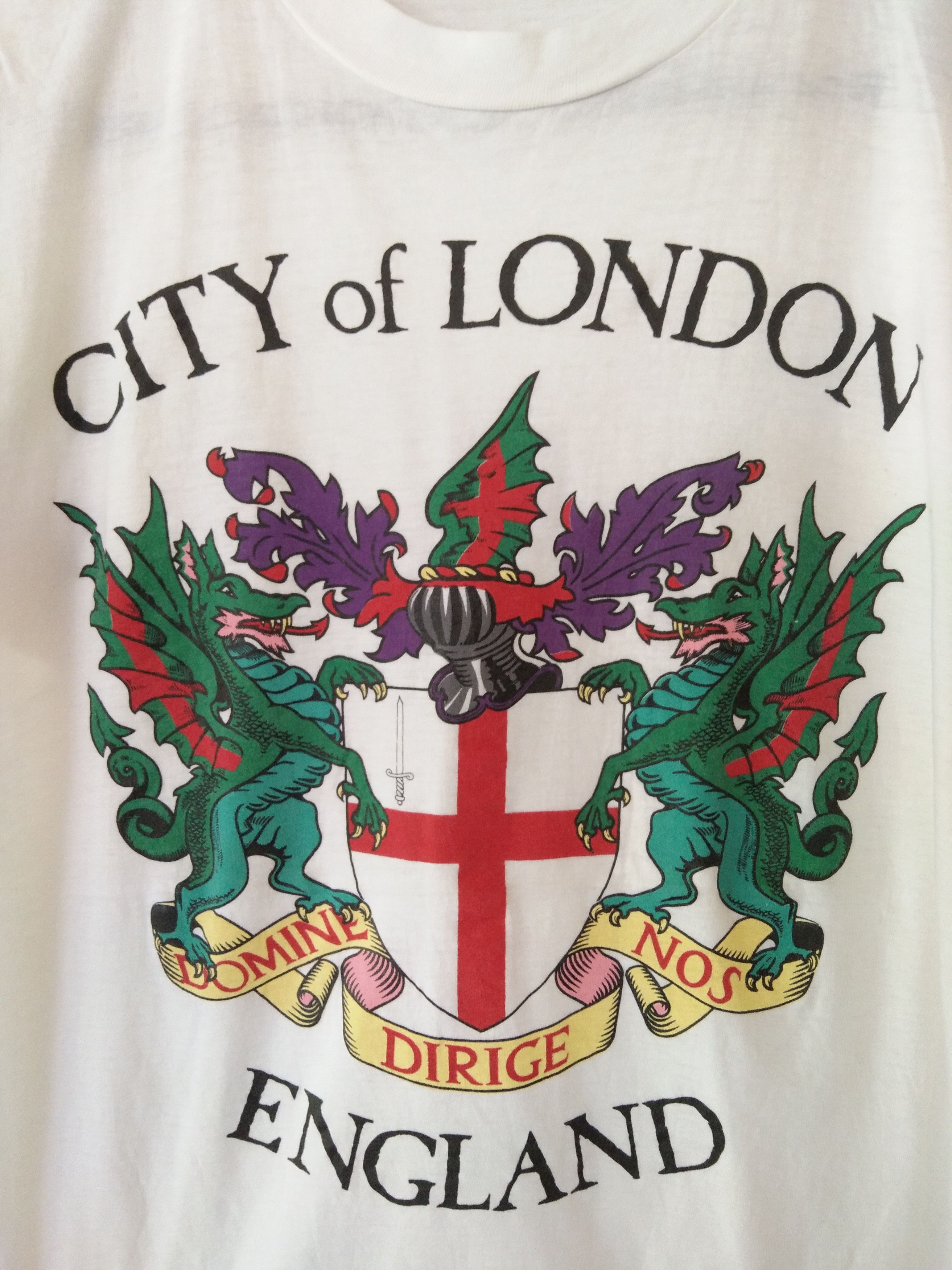 Vintage Vintage City Of London Tshirt Nice Design Size US XL / EU 56 / 4 - 2 Thumbnail