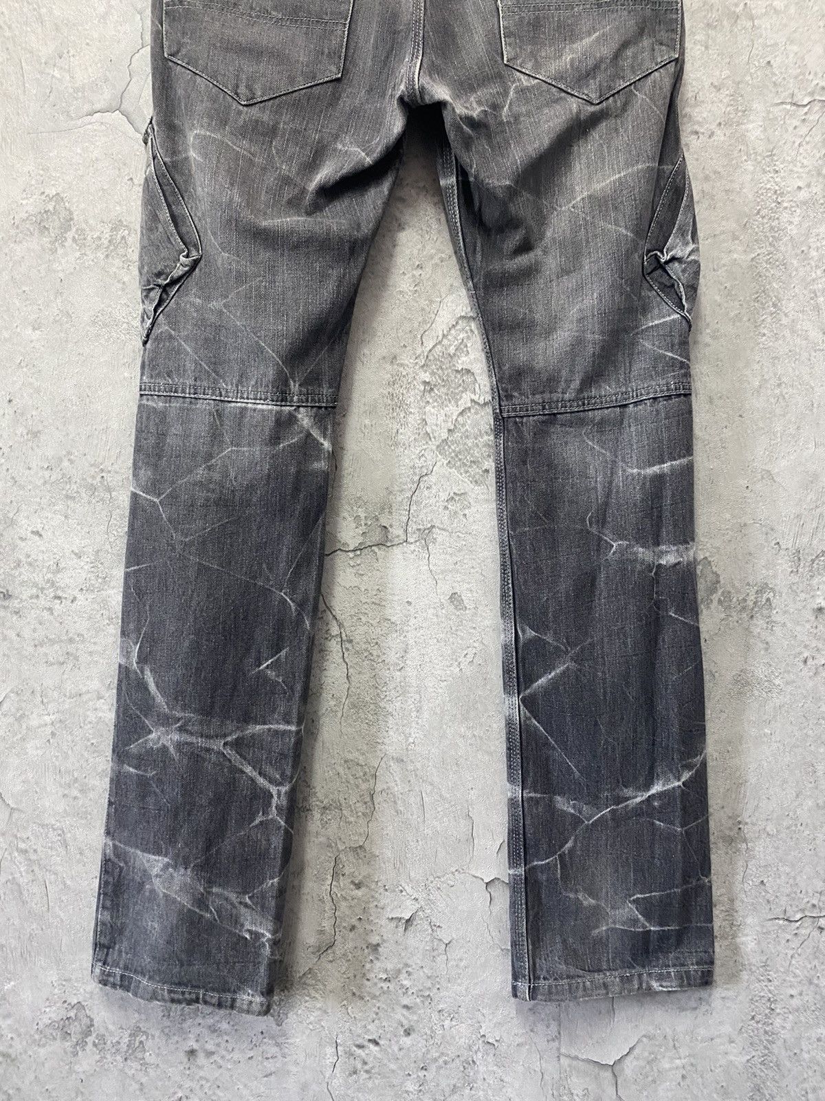 Designer Double Focus Japan Tactical Cargo Denim Pants slim Size US 32 / EU 48 - 12 Thumbnail