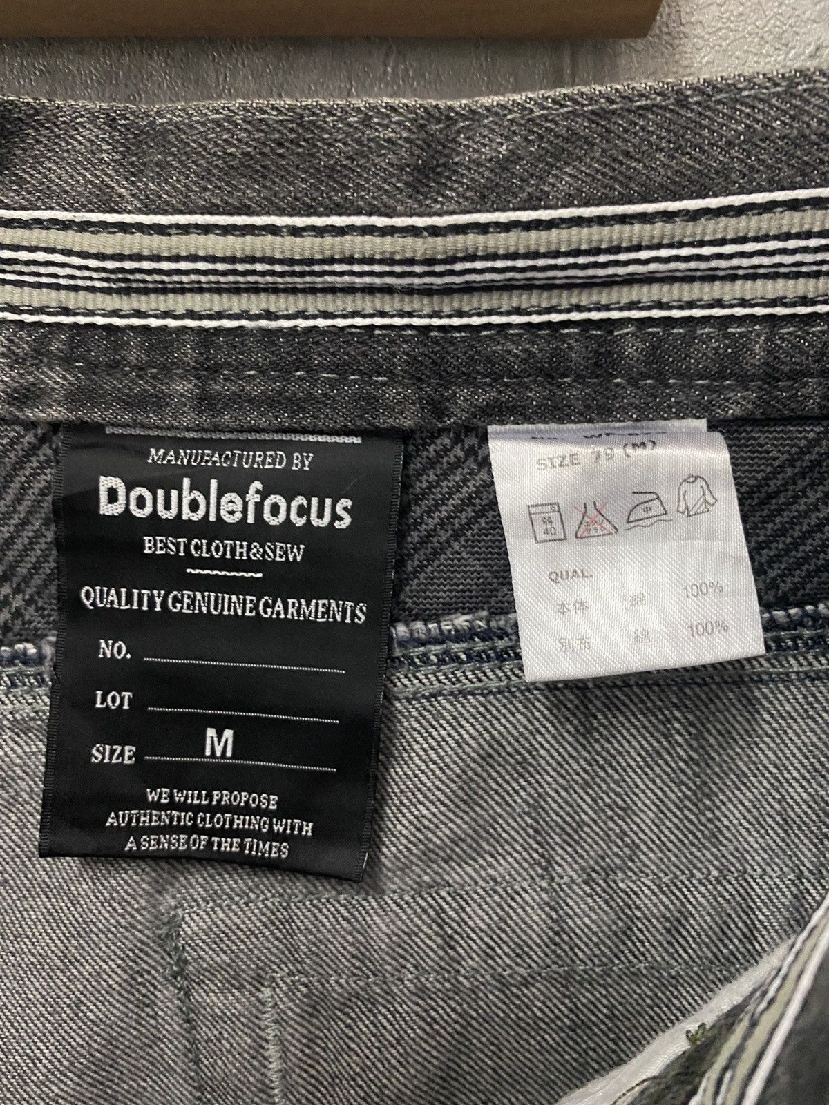 Designer Double Focus Japan Tactical Cargo Denim Pants slim Size US 32 / EU 48 - 16 Thumbnail