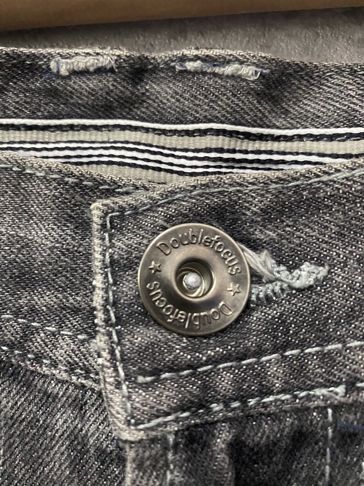Designer Double Focus Japan Tactical Cargo Denim Pants slim Size US 32 / EU 48 - 15 Thumbnail