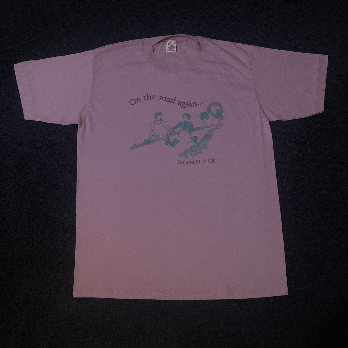 Vintage Vintage 80s Raggedy Ann and Andy On The Road Doll Tee Shirt Size US L / EU 52-54 / 3 - 3 Thumbnail