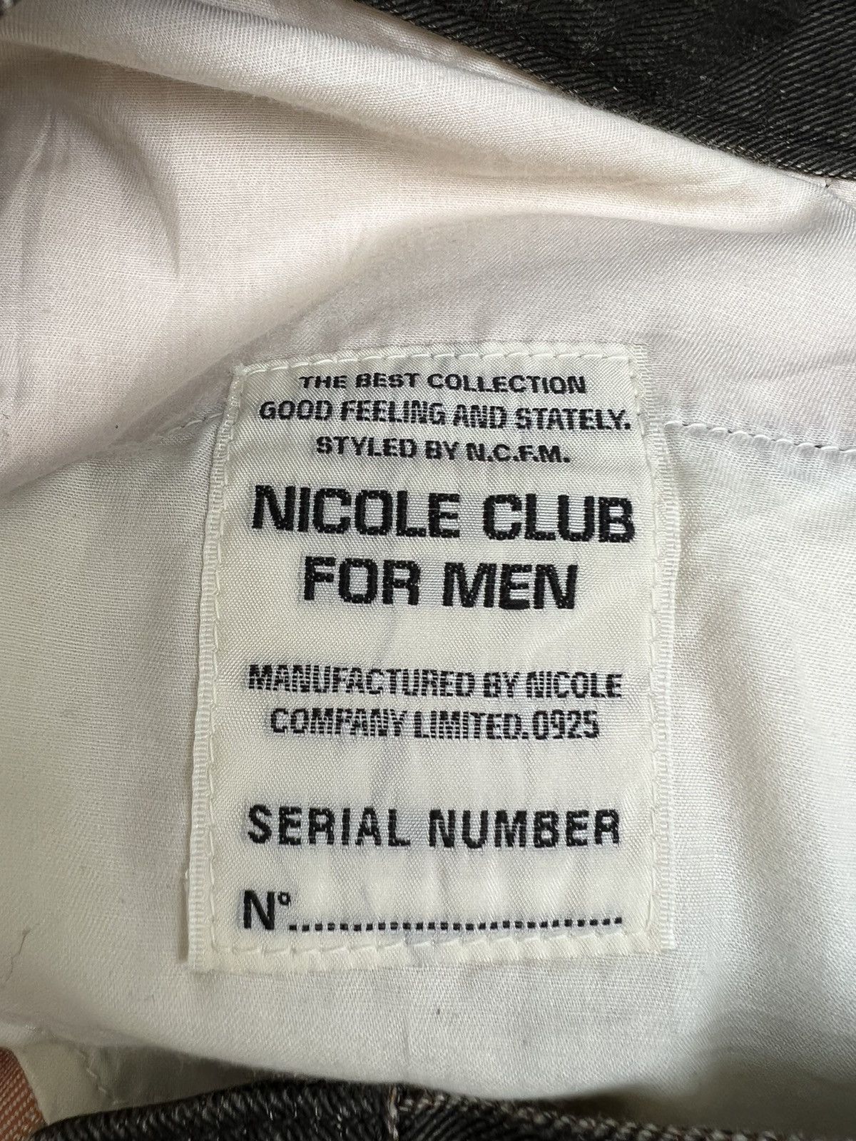 Nicole Club Vintage Nicole Club For Men Waxed Stretch Flare Jeans Size US 31 - 22 Thumbnail