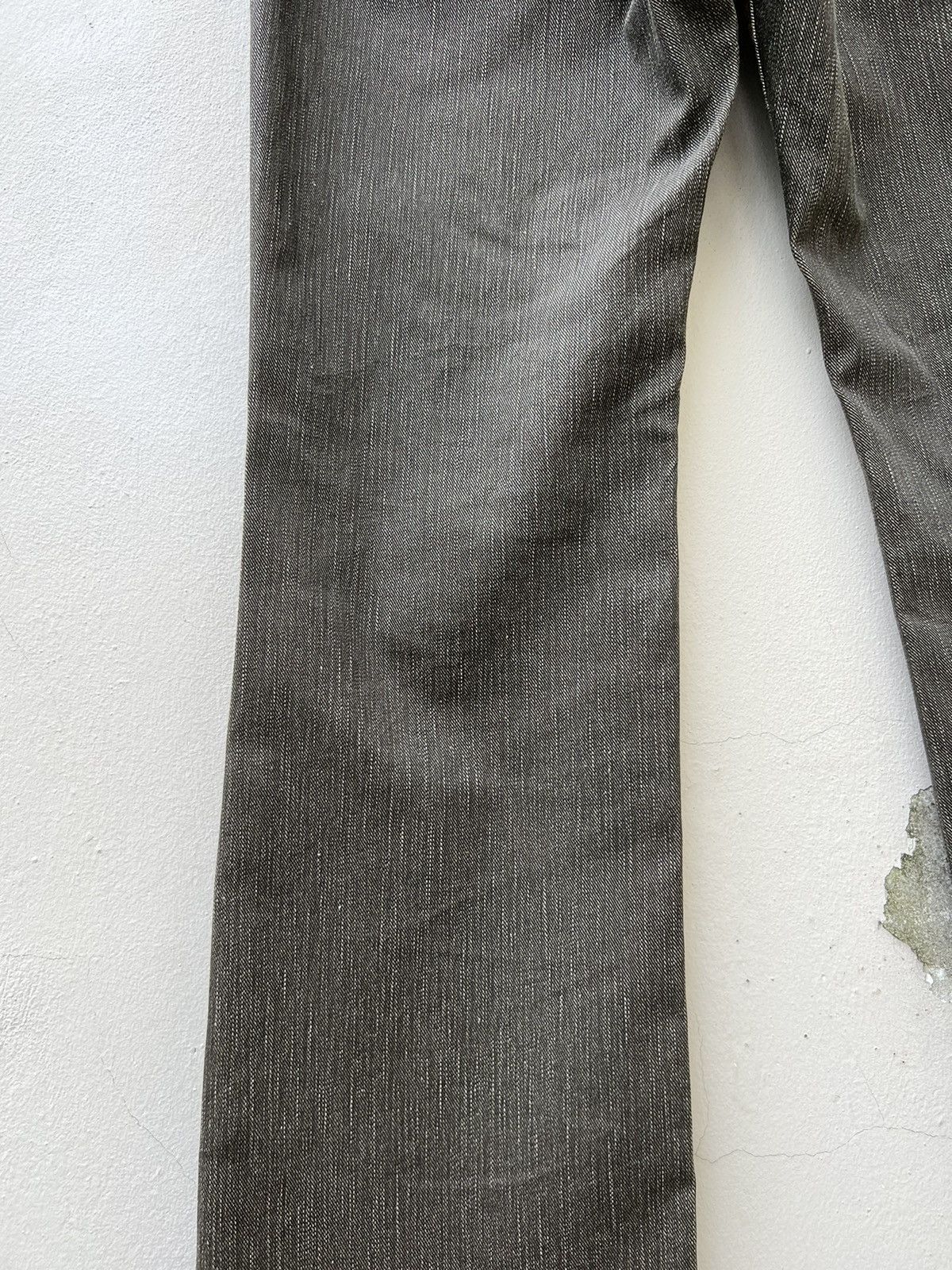 Nicole Club Vintage Nicole Club For Men Waxed Stretch Flare Jeans Size US 31 - 17 Thumbnail