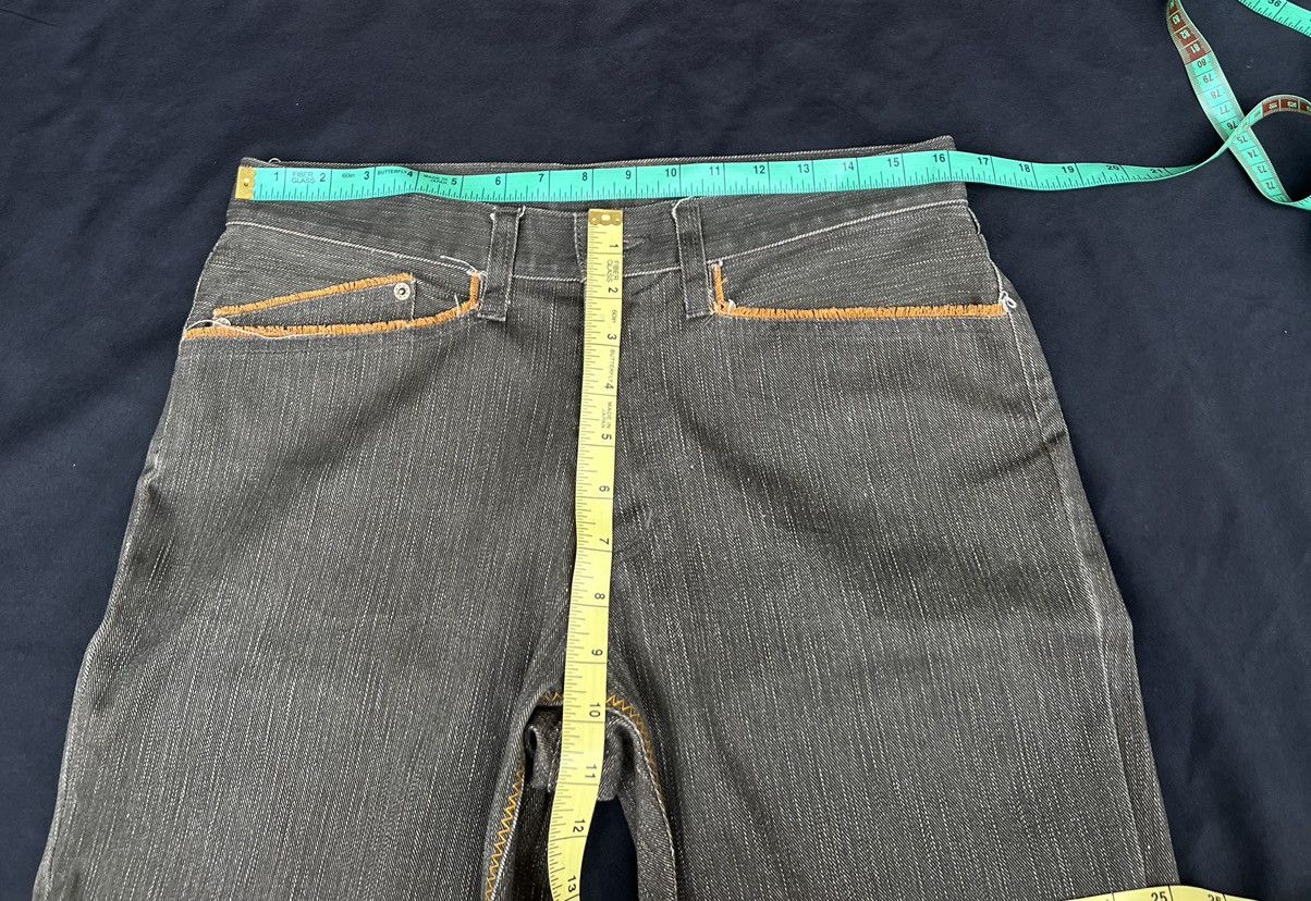 Nicole Club Vintage Nicole Club For Men Waxed Stretch Flare Jeans Size US 31 - 2 Thumbnail