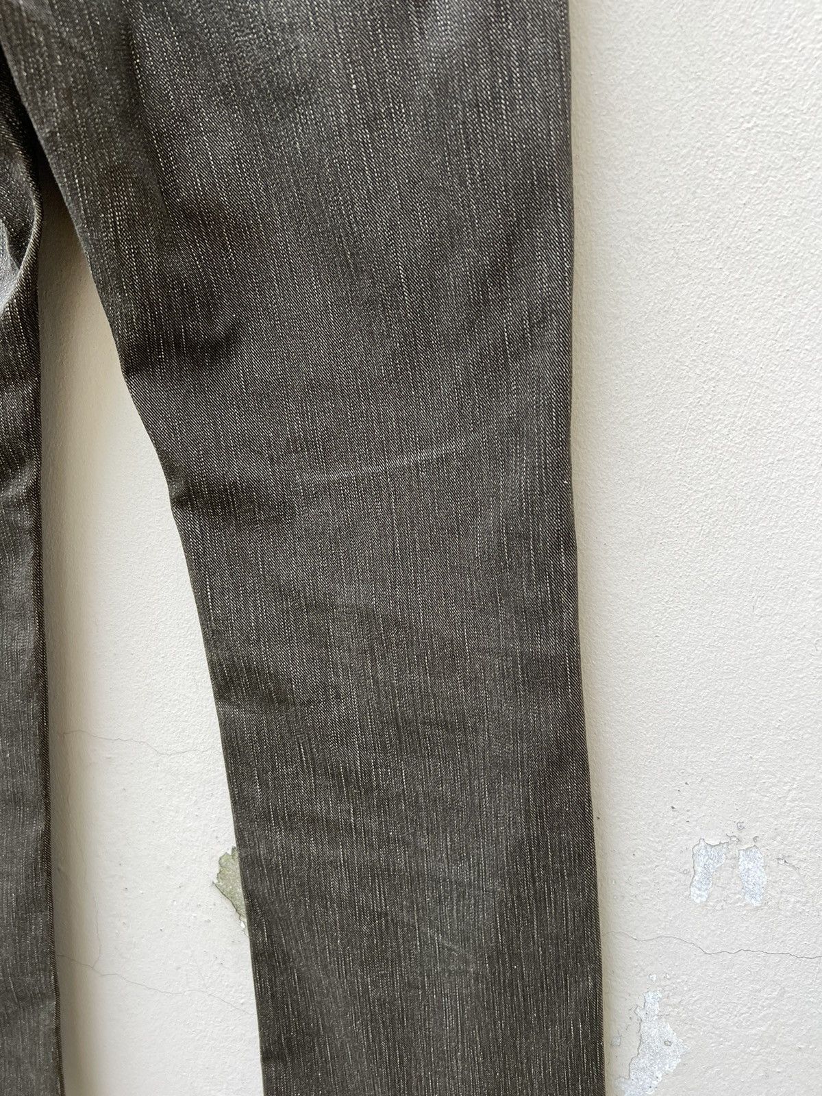 Nicole Club Vintage Nicole Club For Men Waxed Stretch Flare Jeans Size US 31 - 20 Thumbnail
