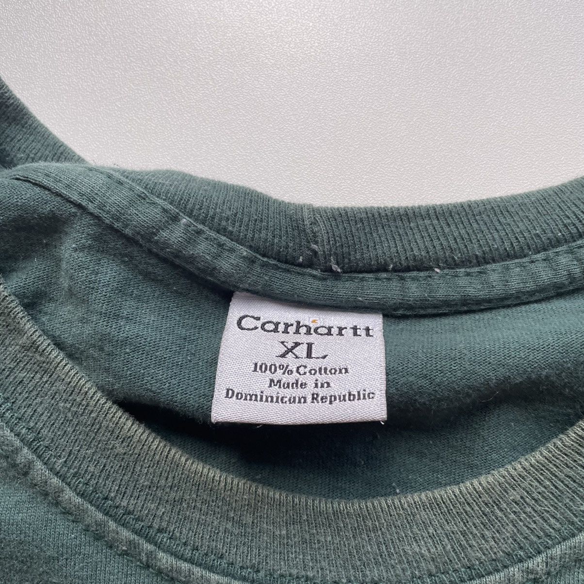 Carhartt Vintage 2000s Carhartt Pocket T Shirt Men's XL Faded Green Size US XL / EU 56 / 4 - 5 Thumbnail