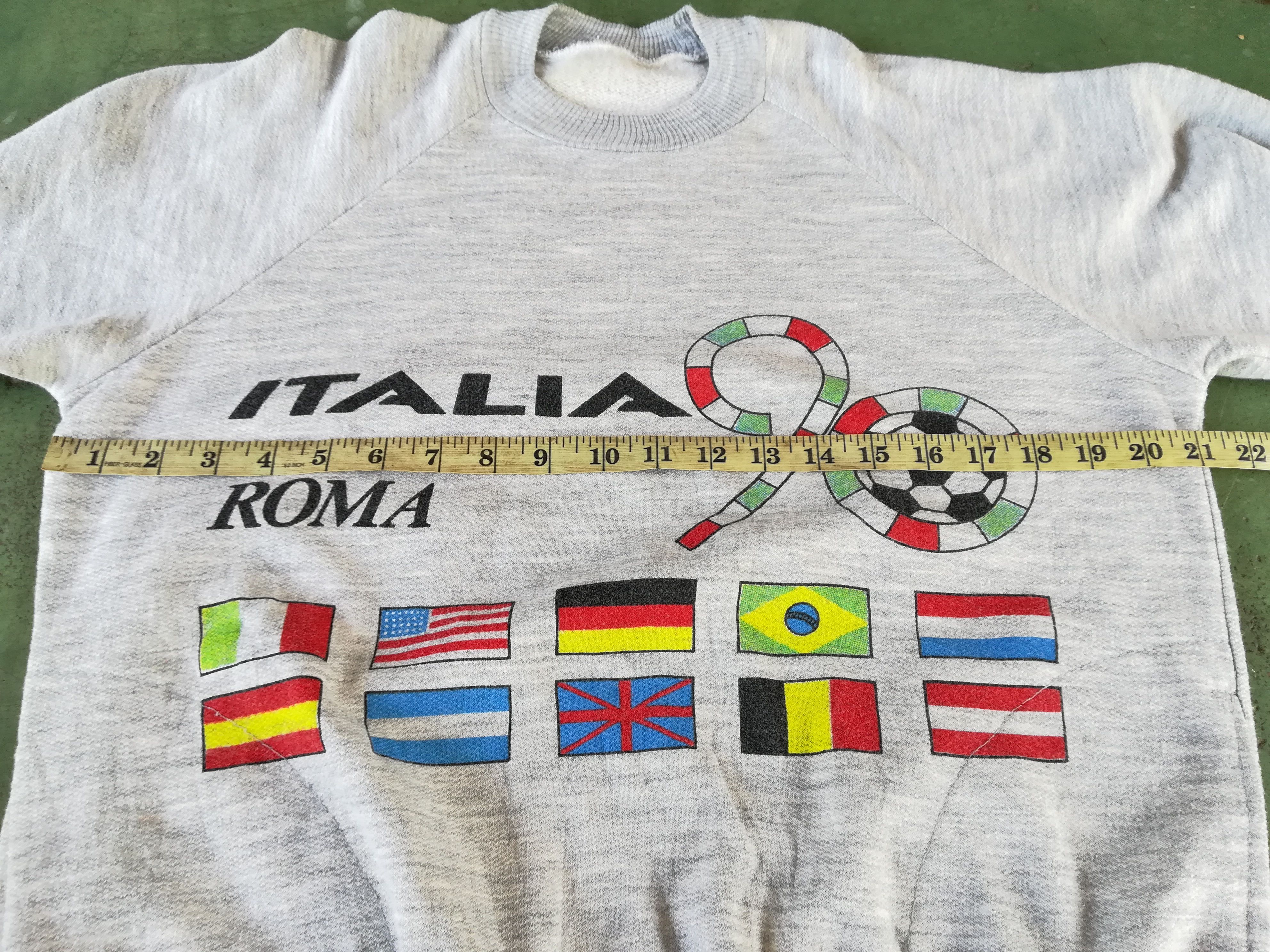 Vintage Vintage World cup 90 Italia Roma Sweatshirt Size US M / EU 48-50 / 2 - 4 Thumbnail