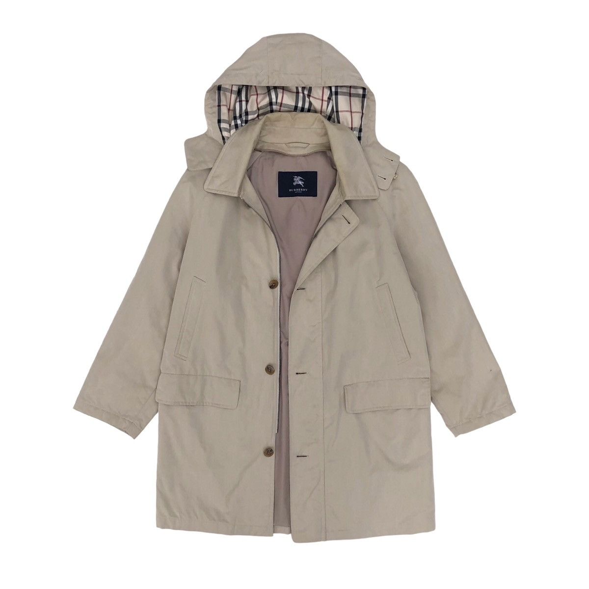Burberry Burberry London Lined Feathers Novacheck Puffer Jacket Size US L / EU 52-54 / 3 - 3 Thumbnail
