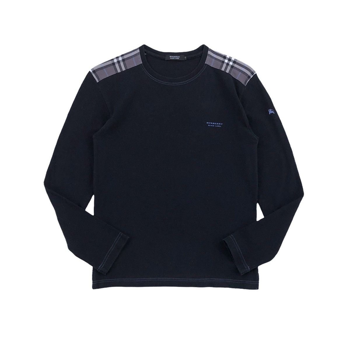 Burberry Burberry Shoulder Novacheck Long Sleeve T-shirt Size US S / EU 44-46 / 1 - 1 Thumbnail