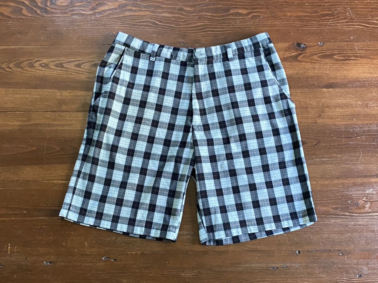 Other × Vintage Vintage 80’s Black & White Plaid Shorts Size US 32 / EU 48 - 1 Thumbnail