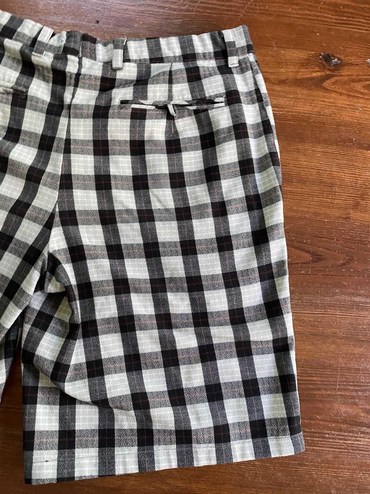 Other × Vintage Vintage 80’s Black & White Plaid Shorts Size US 32 / EU 48 - 7 Thumbnail