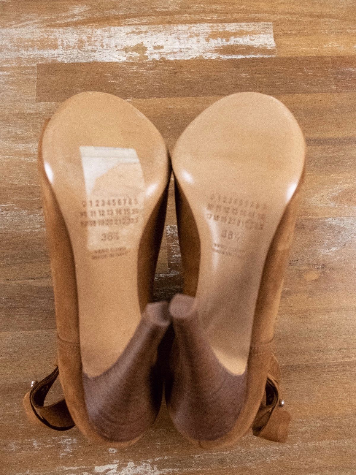 Maison Margiela MAISON MARTIN MARGIELA brown suede open toe boots 8.5 38.5 Size US 8.5 / IT 38.5 - 5 Thumbnail